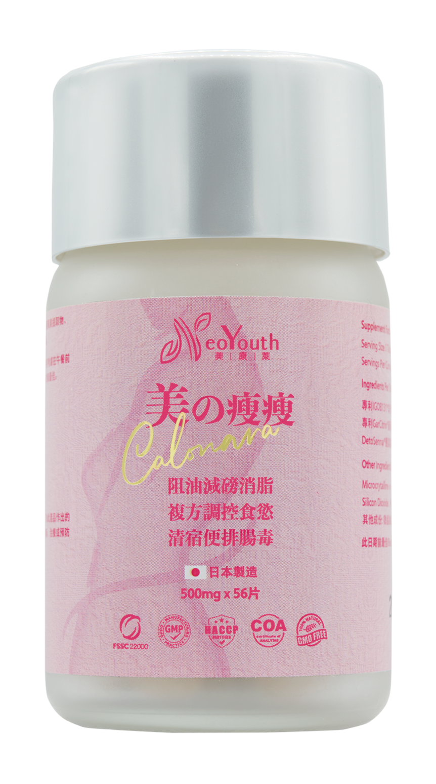 日本NeoYouth美康萊 Calonara 美の瘦瘦 革命性升級消脂減重配方