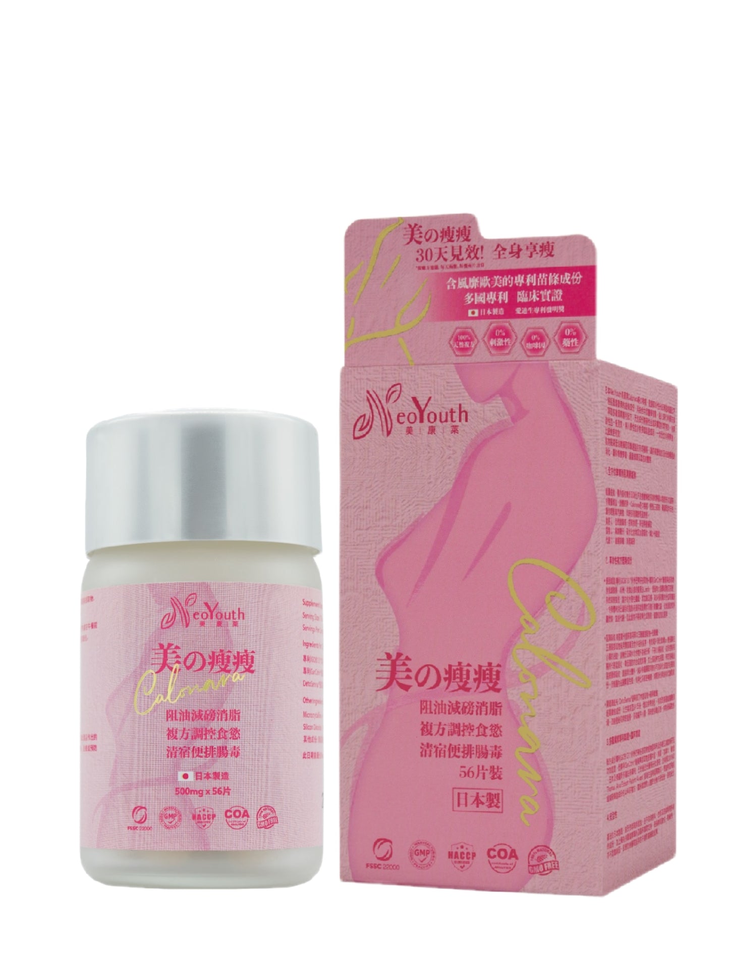 日本NeoYouth美康萊x BNI會友專屬 : Calonara 美の瘦瘦 革命性升級消脂減重配方